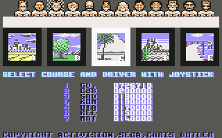 Power Drift screenshot 4 for Commodore 64